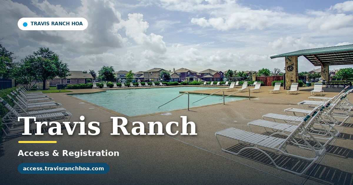 Travis Ranch HOA Access